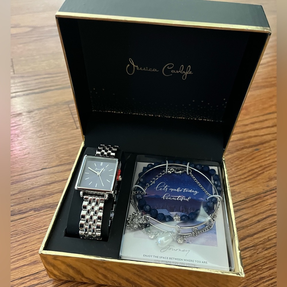Jessica Carlyle Watch and Bracelet Set